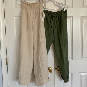 2 pairs spring/summer pants